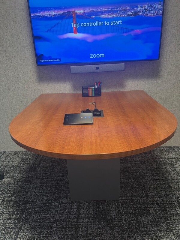 D-Top Huddle Table with Power - Image 1
