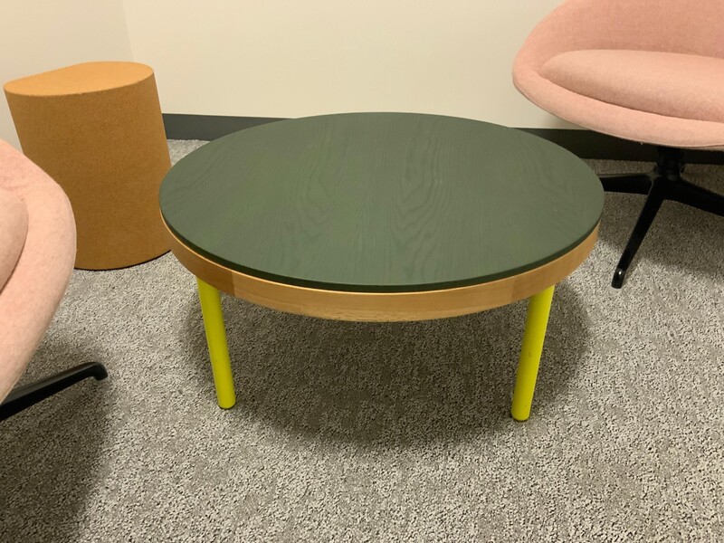 32" Round Duotone Coffee Table - Image 1