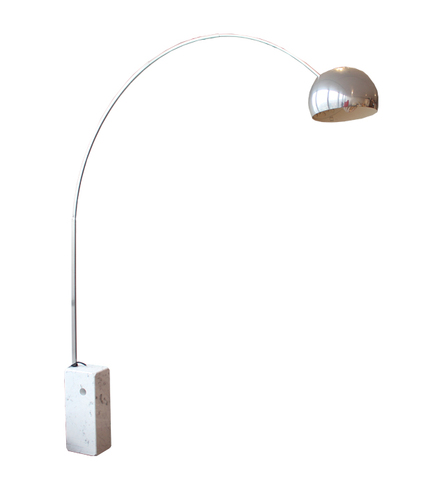 Floor Lamp w/ Marble Base - Image 1