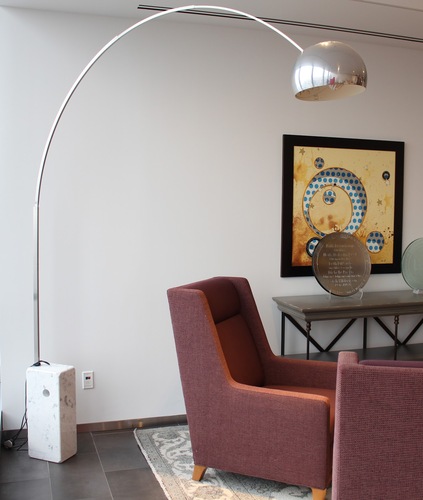 Floor Lamp w/ Marble Base - Thumbnail 2