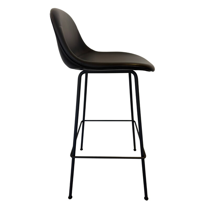 Upholstered Bar-Height Stool - Thumbnail 3