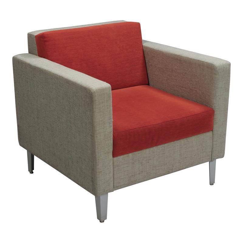 Ciji Two-Tone Club Chair - Image 1