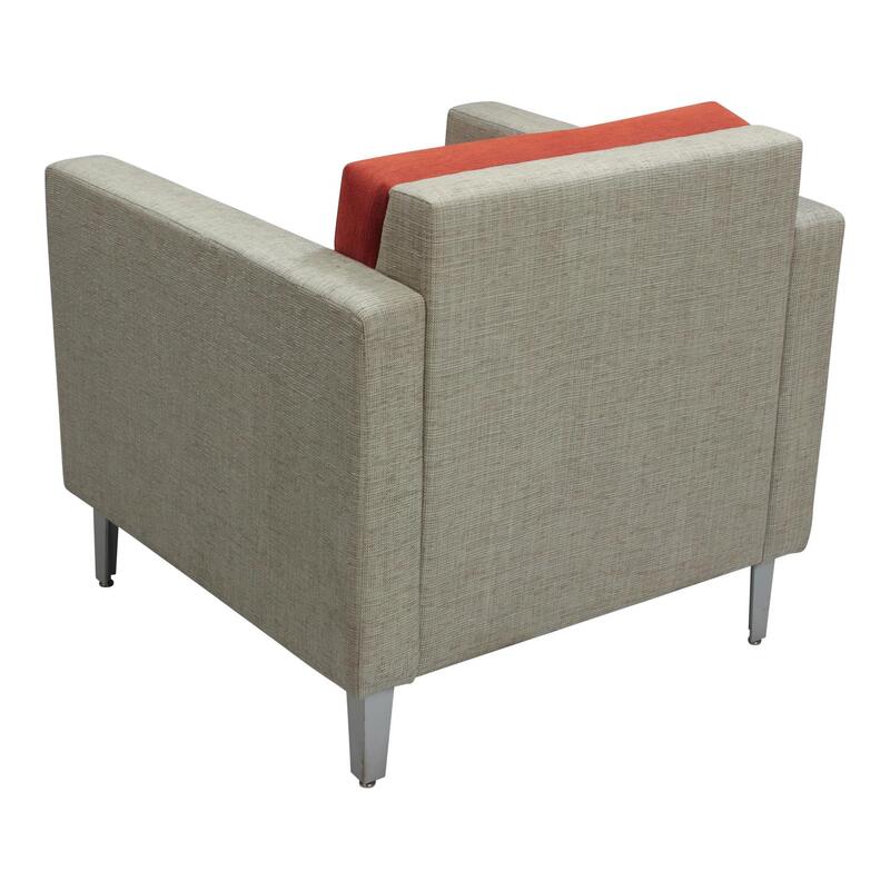 Ciji Two-Tone Club Chair - Thumbnail 3