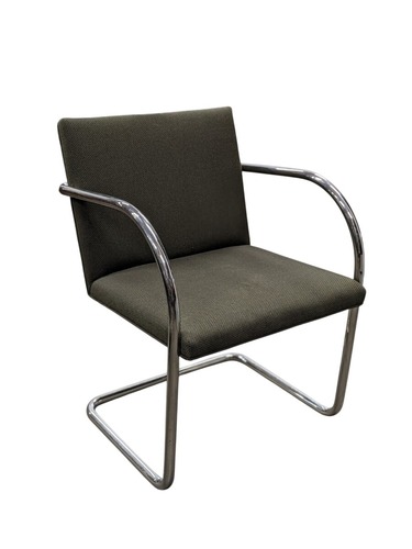 Replica Knoll Brno Tubular Side Chair (Grey) - Image 1
