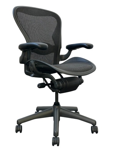 Herman Miller Aeron 'B' Work Chair with Fixed Arms - Image 1