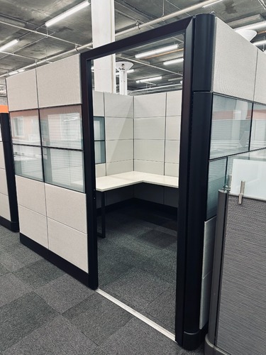 ReNewed Herman Miller Ethospace Private Office Cubicle (7.5'D x 8.5’W x 86"H) - Image 1