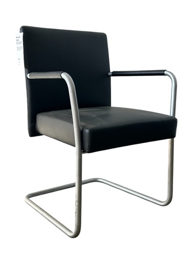 Brayton Switch Sled-Base Side Chair (Jet Black) - Image 1