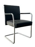 Brayton Switch Sled-Base Side Chair (Jet Black)