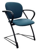 Steelcase Ally Multi Purposed Side Chair (Blue/Black)