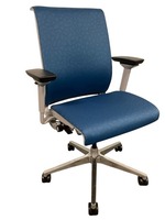 Steelcase Think V1 Task Chair (Blue/Platinum - Chrome)
