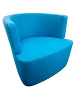 Steelcase Joel Lounge Chair (Blue/Chrome)