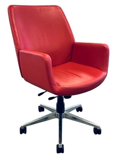 Steelcase Bindu Mid-Back Conference Chair (Red) - Image 1