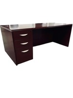 71" W x 36" D Laminate Straight Desk
