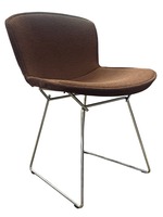 Knoll Bertoia Upholstered Side Chair (Brown)