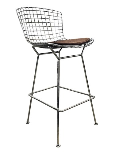 Knoll Bertoia Stools with Seat Pad (Set of 2) - Image 1