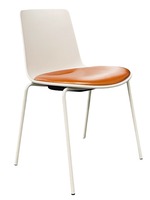 Steelcase Enea Lottus Side Chair (Orange/White)