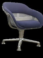 Steelcase SW_1 Conference Chair (Purple/Chrome)