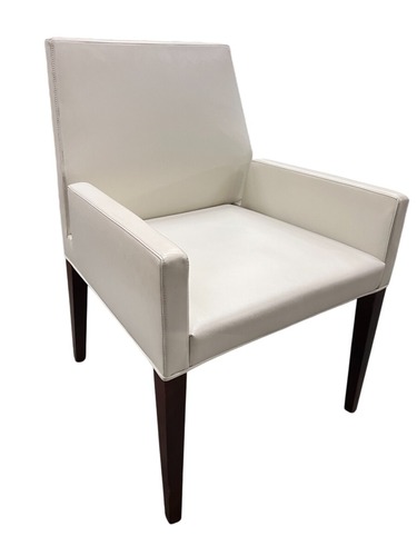 Bernhardt Forum Chair (White Leather) - Image 1