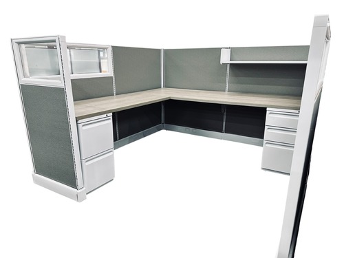 ReNewed Herman Miller AO2 Cubicle (7'D x 7'W x 53"H) - Image 1