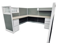 ReNewed Herman Miller AO2 Cubicle (7'D x 7'W x 53"H)