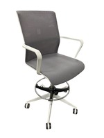 Allermuir Task Stool (Grey/Chrome)