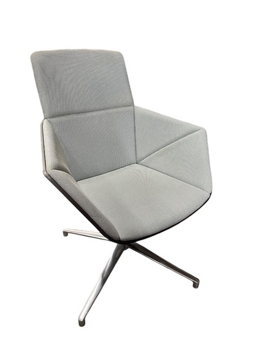 Allermuir Lounge Chair (Blue Checkers) - Image 1