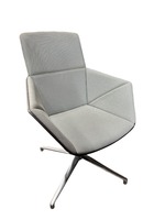 Allermuir Lounge Chair (Blue Checkers)