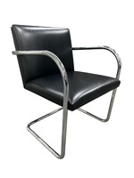 Knoll Brno Leather Tubular Chair