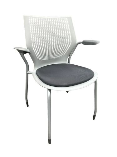 Knoll ReGeneration Side Chair (Grey/Silver) - Image 1