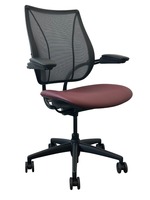 Renewed Humanscale Liberty Task Chair (Black/Black)