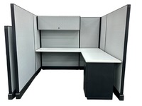 ReNewed Herman Miller AO2 Cubicle (6'D x 6'W x 67"H)