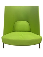 Teknion Fractal Lounge Chair (Green/Chrome)