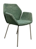 Keilhauer Cahoots Side Chair w/ Arms (Blue/Chrome)