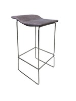 Steelcase Last Minute High Stool (Purple/Chrome)