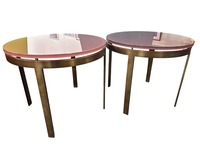 Set of Cumberland Furniture Venlo Round Occasional Side Table