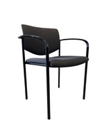 Steelcase Player Stack Chair (Brown/Black)