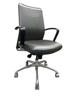 Krug Dorso S-Line Mid-Back Conference Chair (Grey/Chrome)