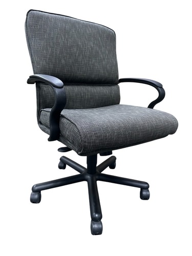Brayton International Grey Conference Chair (Grey/Black) - Image 1