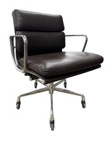 Herman Miller Eames Soft Pad (Brown Leather/Chrome)