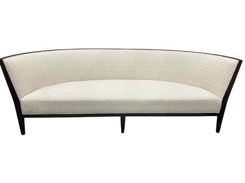 HBF Charlotte Sofa (Grey and White Ogee Pattern) - Image 1