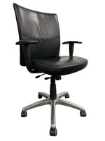 Steelcase Turnstone Jacket Executive Conference Chair (Black/Chome)