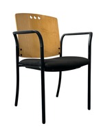 HON Pagada 4090 Series Guest Chair (Maple/Black)