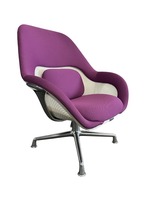 Steelcase SW_1 Mid-back Lounge Chair (Purple/Chrome)