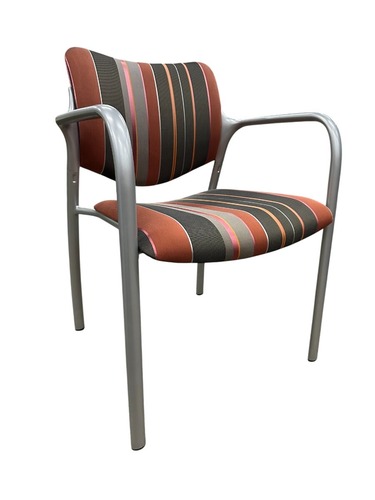 Herman Miller Aside Chair (Orange/Silver) - Image 1