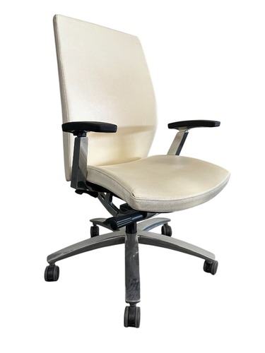 Teknion Marina Conference Chair (White/Chrome) - Image 1