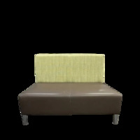 Steelcase Circa 2 Seat Lounge Booth (Green/Silver)