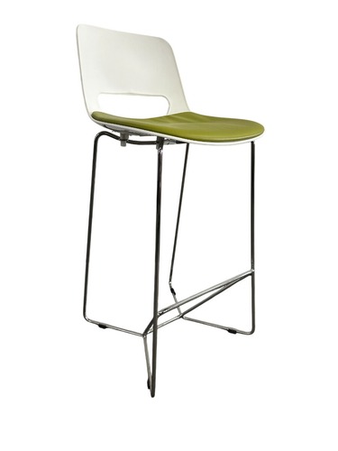 Falcon Lucky Barstool (Lime Green/Chrome) - Image 1