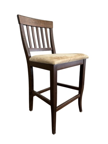 Pier 1 Imports Bar Height Wooden Stools - Image 1