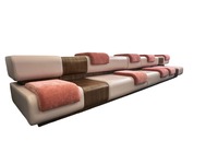 Venue Industires Cascade Modular Collaborative Seating (Pink/Peach)