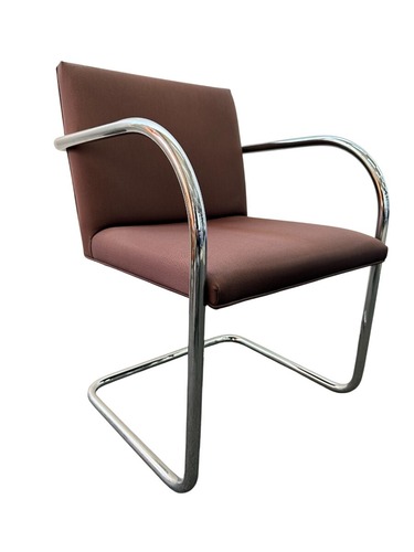 Replica Brno Tubular Chair (Brown/Chrome) - Image 1